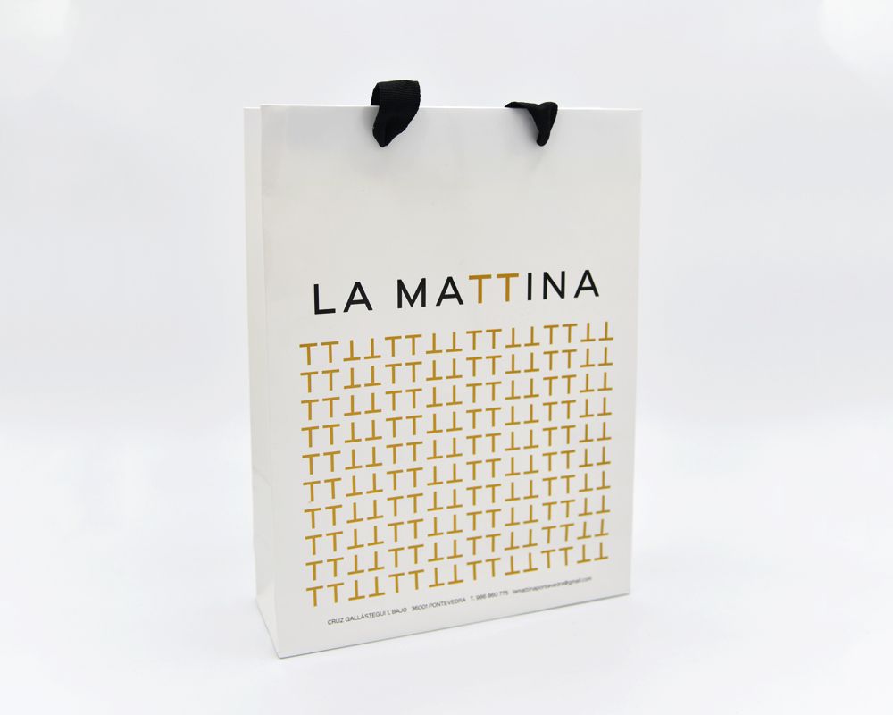 Proyecto de diseño gráfico para la tienda La Mattina.
