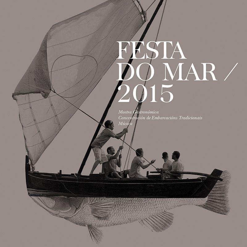 Proyecto de diseño gráfico para a Festa do Mar de Poio 2015